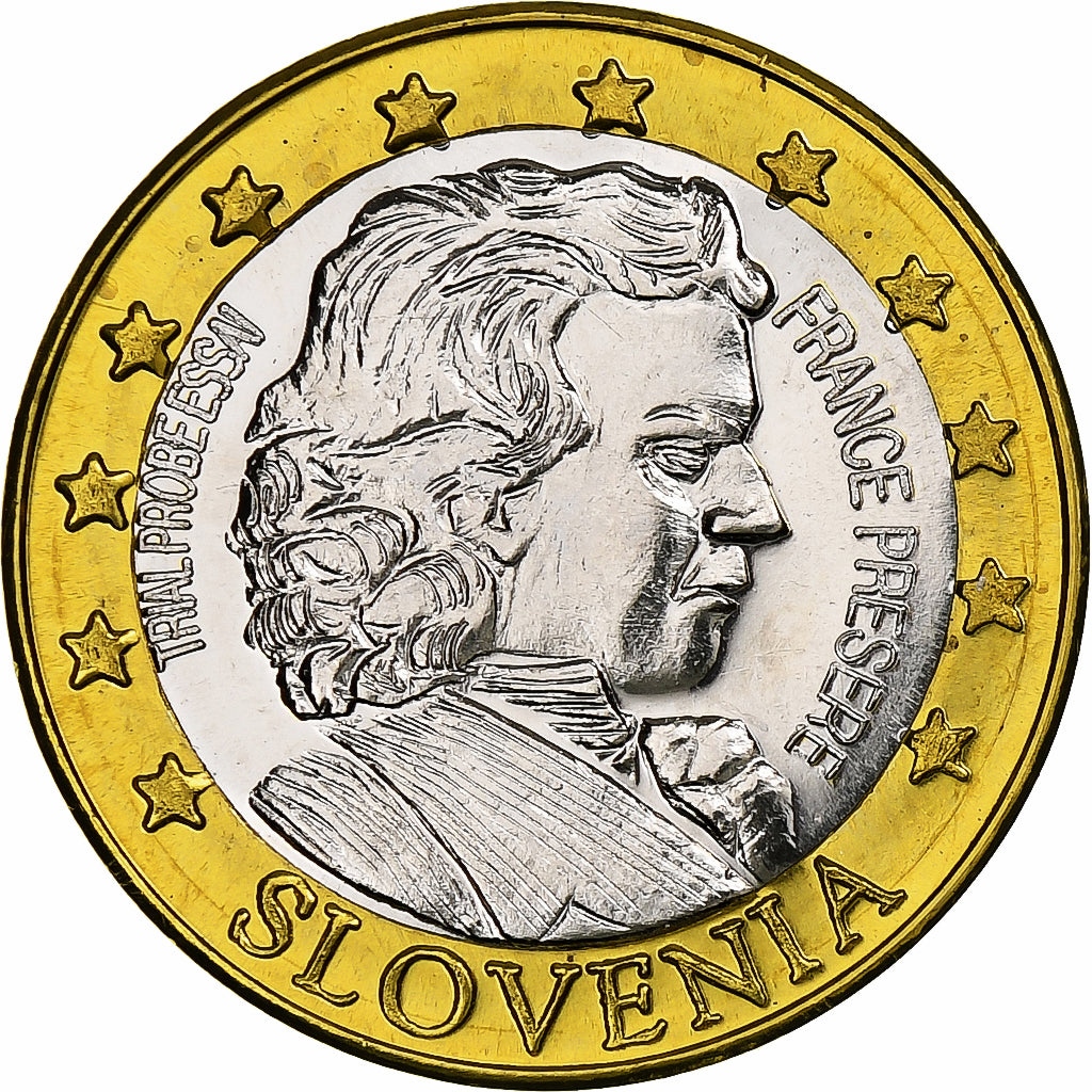 Slovénie, Euro, Fantasy euro patterns, Essai-Trial, BE, Bimétallique, FDC