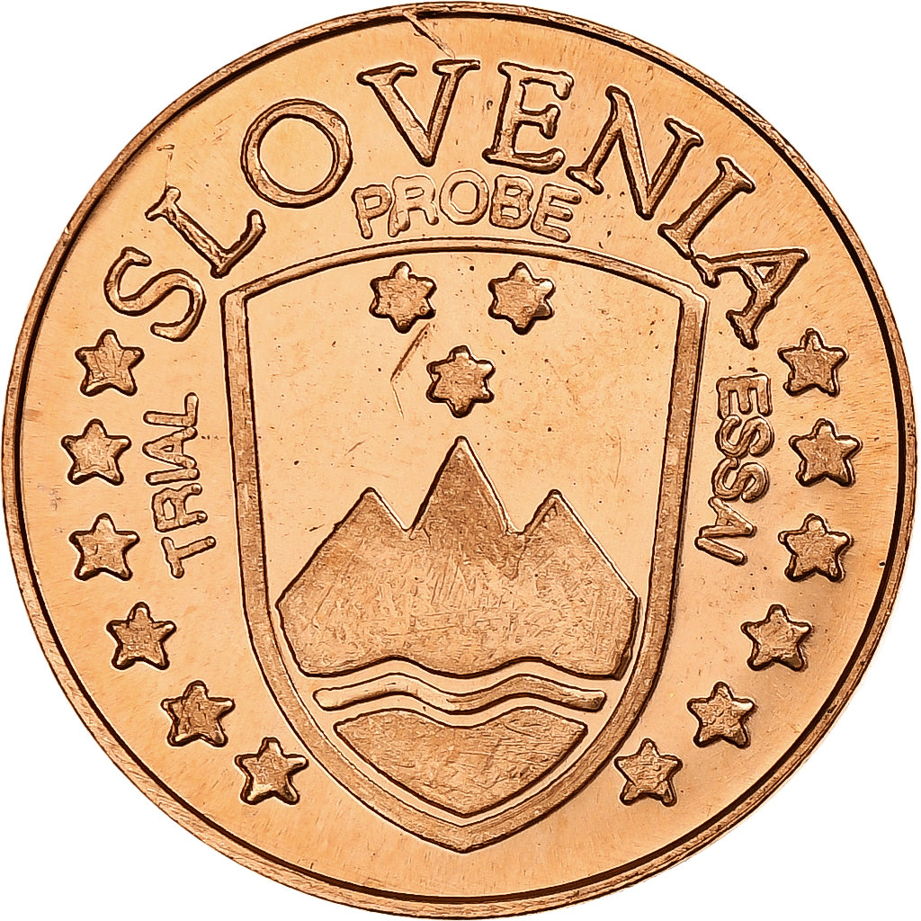 Eslovenia, 5 Euro Cent, Fantasy euro patterns, Essai-Trial, Prueba, Cobre, FDC