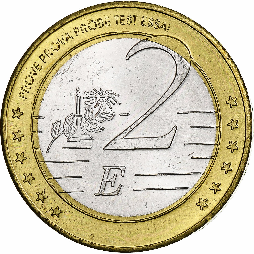 Macedónia, 2 Euro, Fantasy euro patterns, Essai-Trial, Proof, 2005