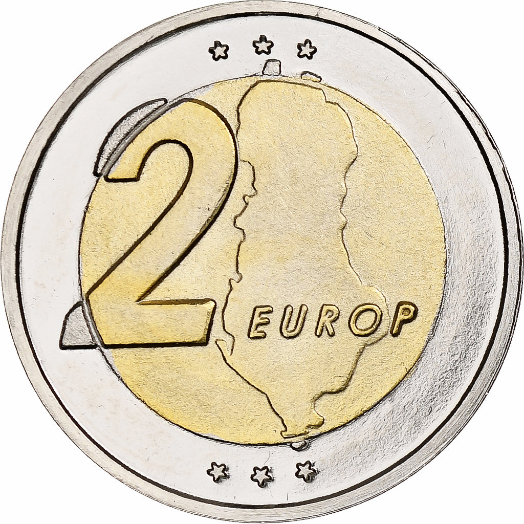 Albania, 2 Euro, Fantasy euro patterns, Essai-Trial, Proof, 2004, Bi-Metallic