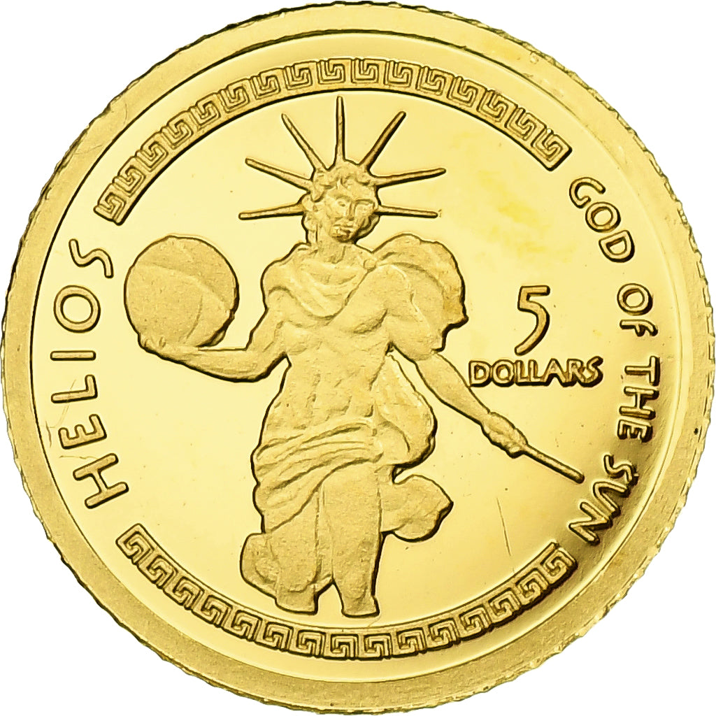 Cook Islands, Elizabeth II, 5 Dollars, Helios, 2009, Proof, Gold, MS(65-70)