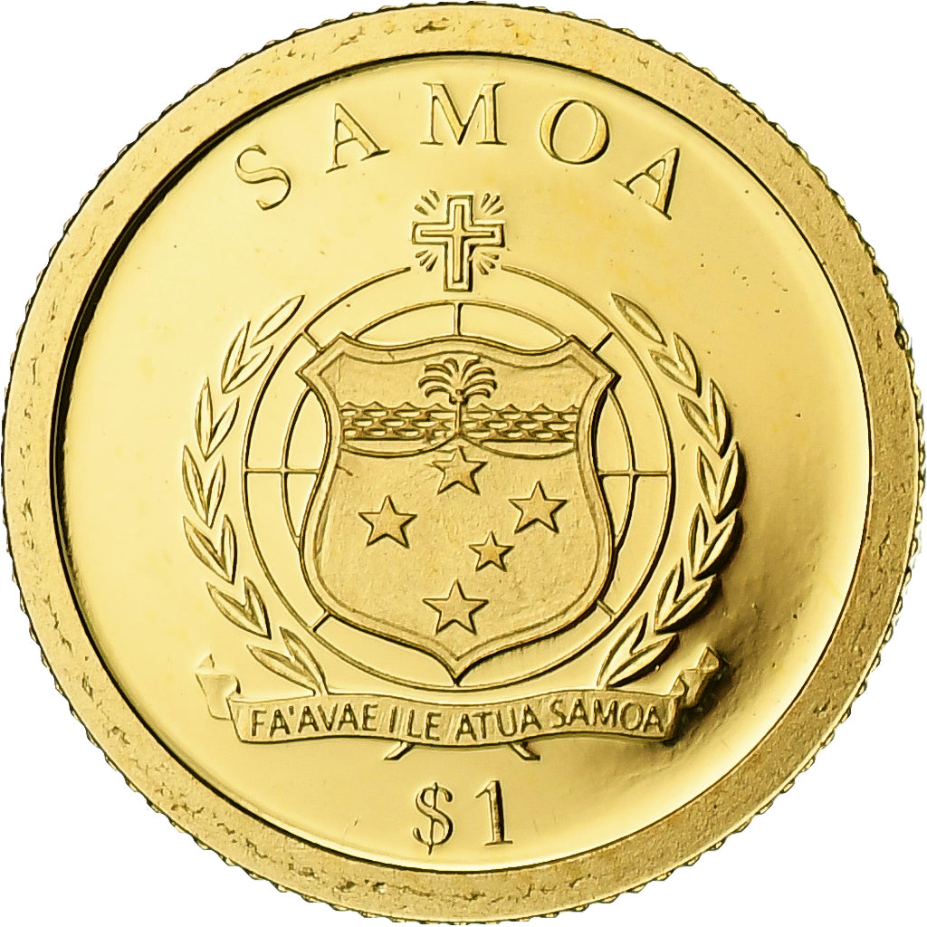 Samoa, Dollar, Marie Curie, 2009, Proof, Gold, MS(65-70), KM:187
