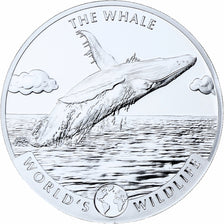 Congo Democratic Republic, 20 Francs, The Whale, 2020, Proof, Silver, MS(65-70)