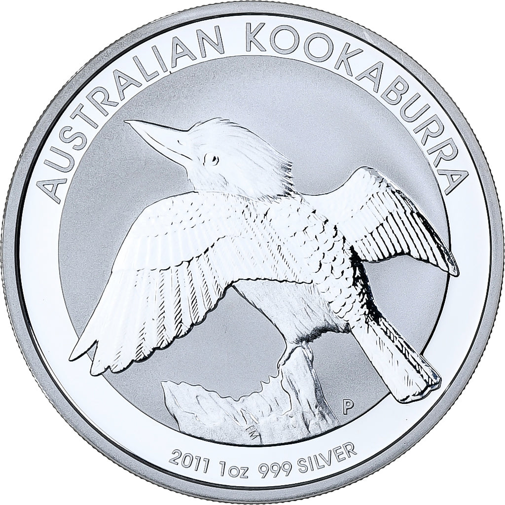 Australia, Elizabeth II, 1 Dollar, 1 Oz, Australian Kookaburra, 2011, Perth