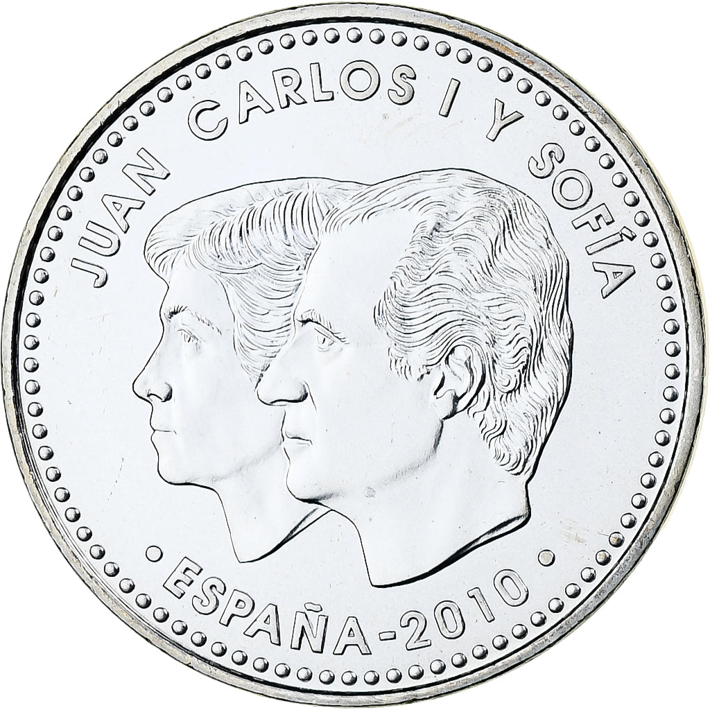 Spanien, Juan Carlos I, 12 Euro, présidence de l'UE, 2010, Madrid, Silber, UNZ