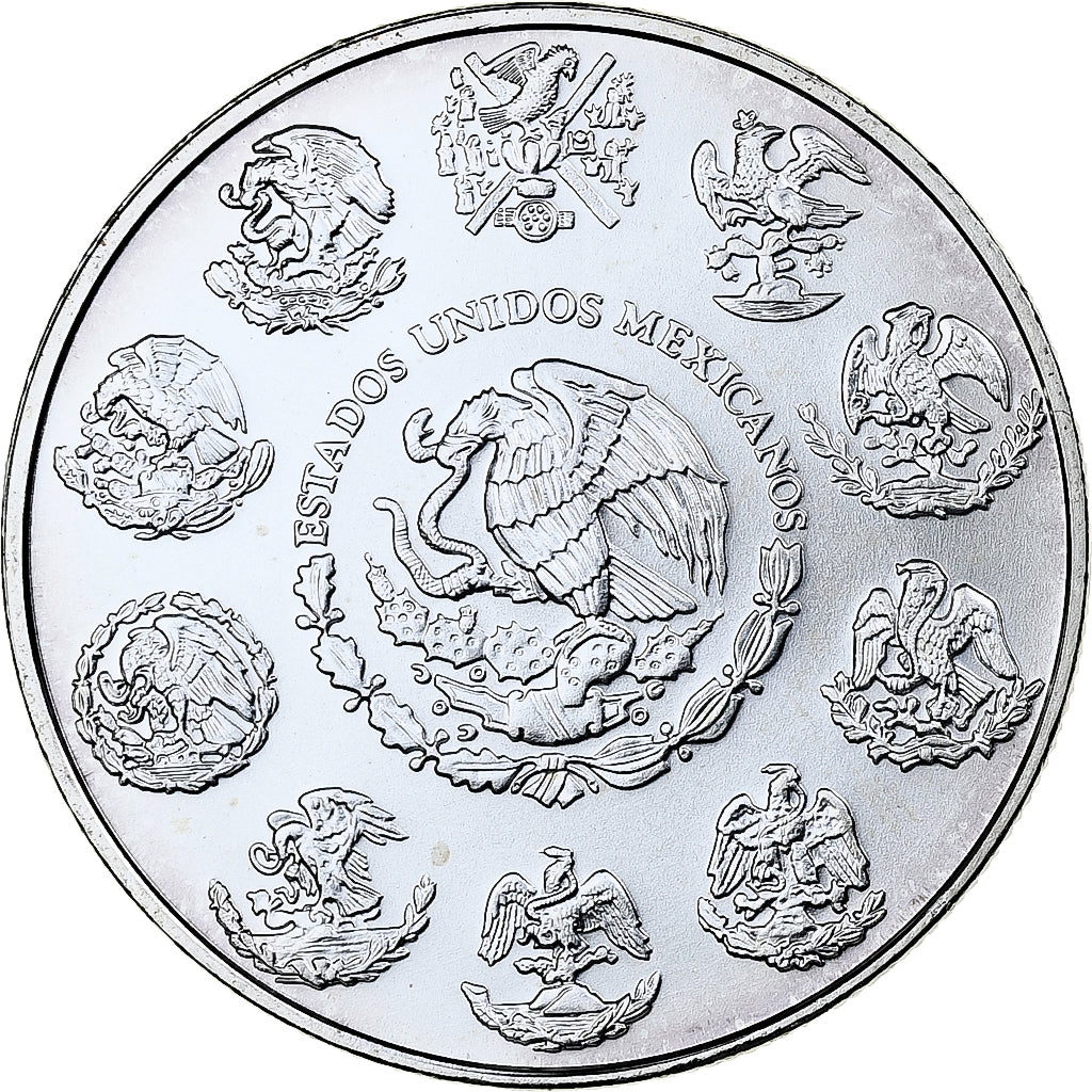 México, 1 Onza, Libertad, 2010, Mexico City, Prueba, Plata, FDC, KM:639