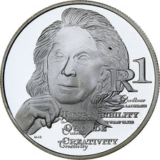 South Africa, Rand, Nadine Gordimer, 2010, Proof, Silver, MS(63)