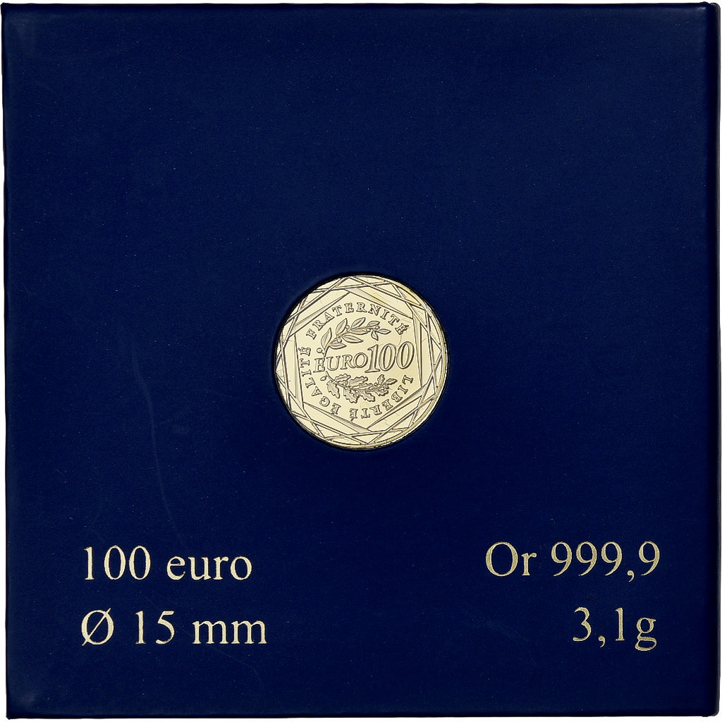 France, 100 Euro, Semeuse, Proof, 2010, Monnaie de Paris, Gold, MS(65-70)