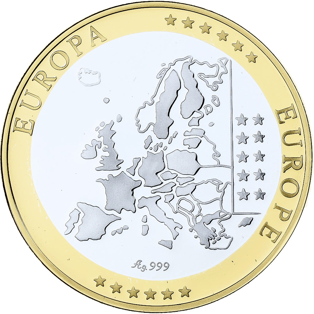 France, Médaille, Europa, Repubblica Italiana, Argent, BE, FDC