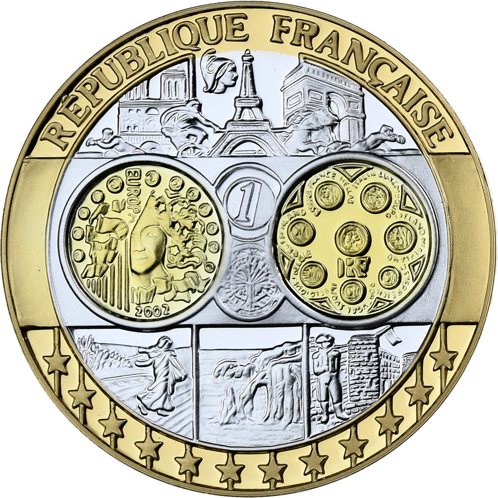 France, Médaille, Europa, République Française, Argent, BE, FDC
