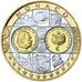 France, Medal, Europa, Monaco, Silver, Proof, MS(65-70)