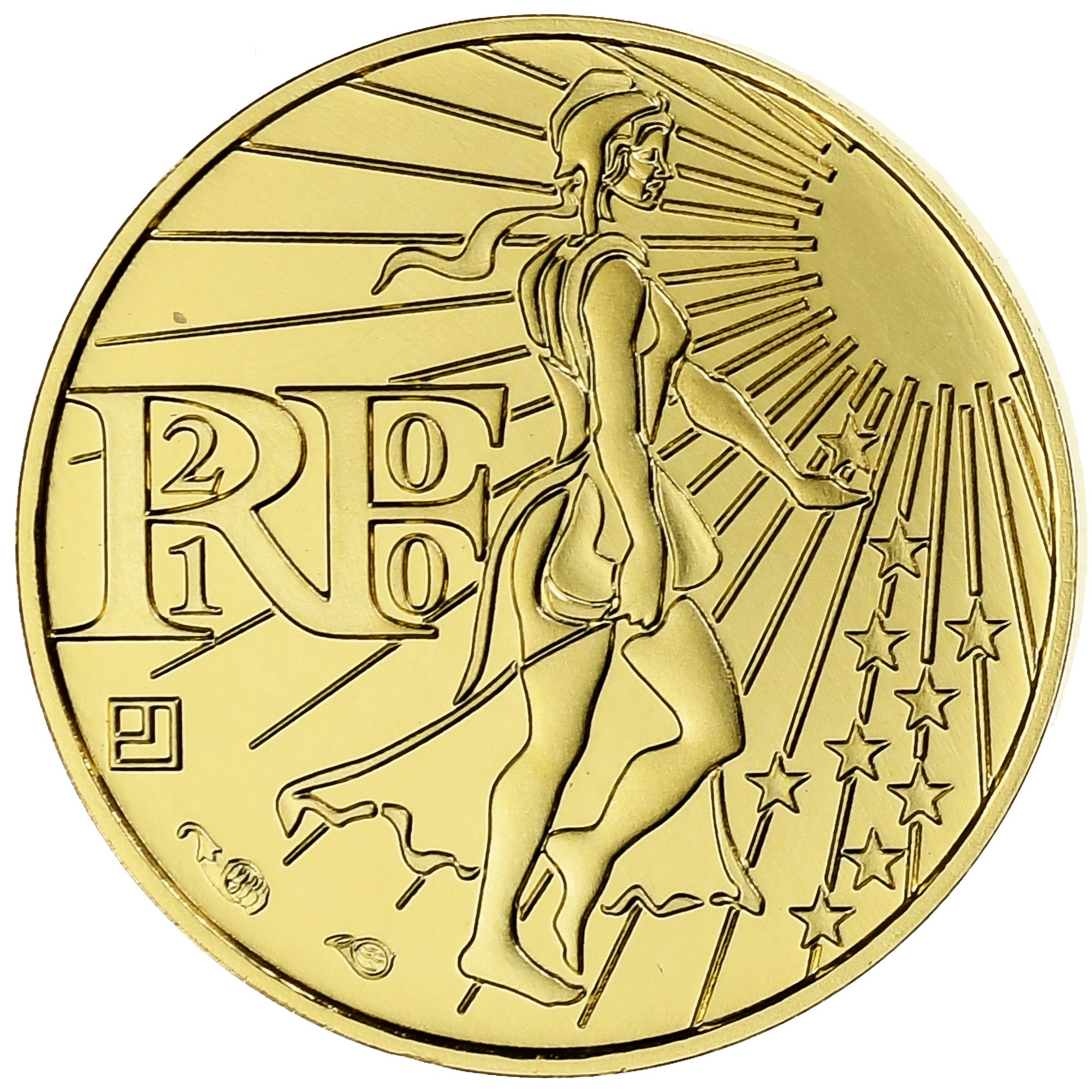 France, 100 Euro, Semeuse, Proof, 2010, Monnaie de Paris, Gold, MS(65-70)