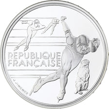 France, 100 Francs, 1992 Olympics, Albertville, Speed Skating, 1990, MDP, Proof