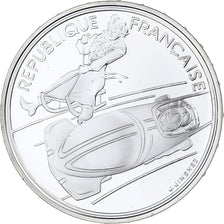 Frankreich, 100 Francs, 1992 Olympics, Albertville, Bobsledding, 1990, MDP, PP