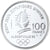Francia, 100 Francs, 1992 Olympics, Albertville, Cross-country Skiing, 1990