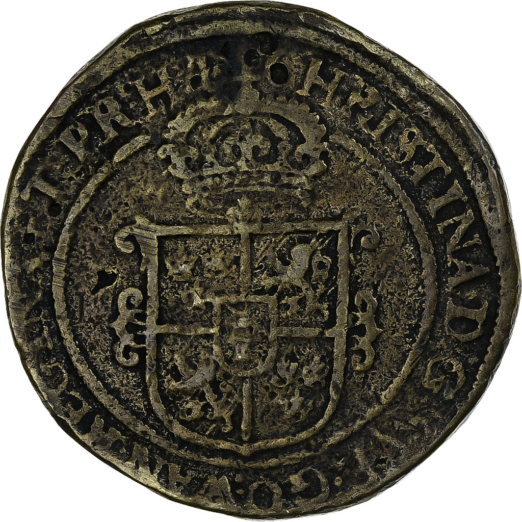 Svezia, Kristina, 1 Ore, 1645, Avesta, Rame, MB+, KM:162.2