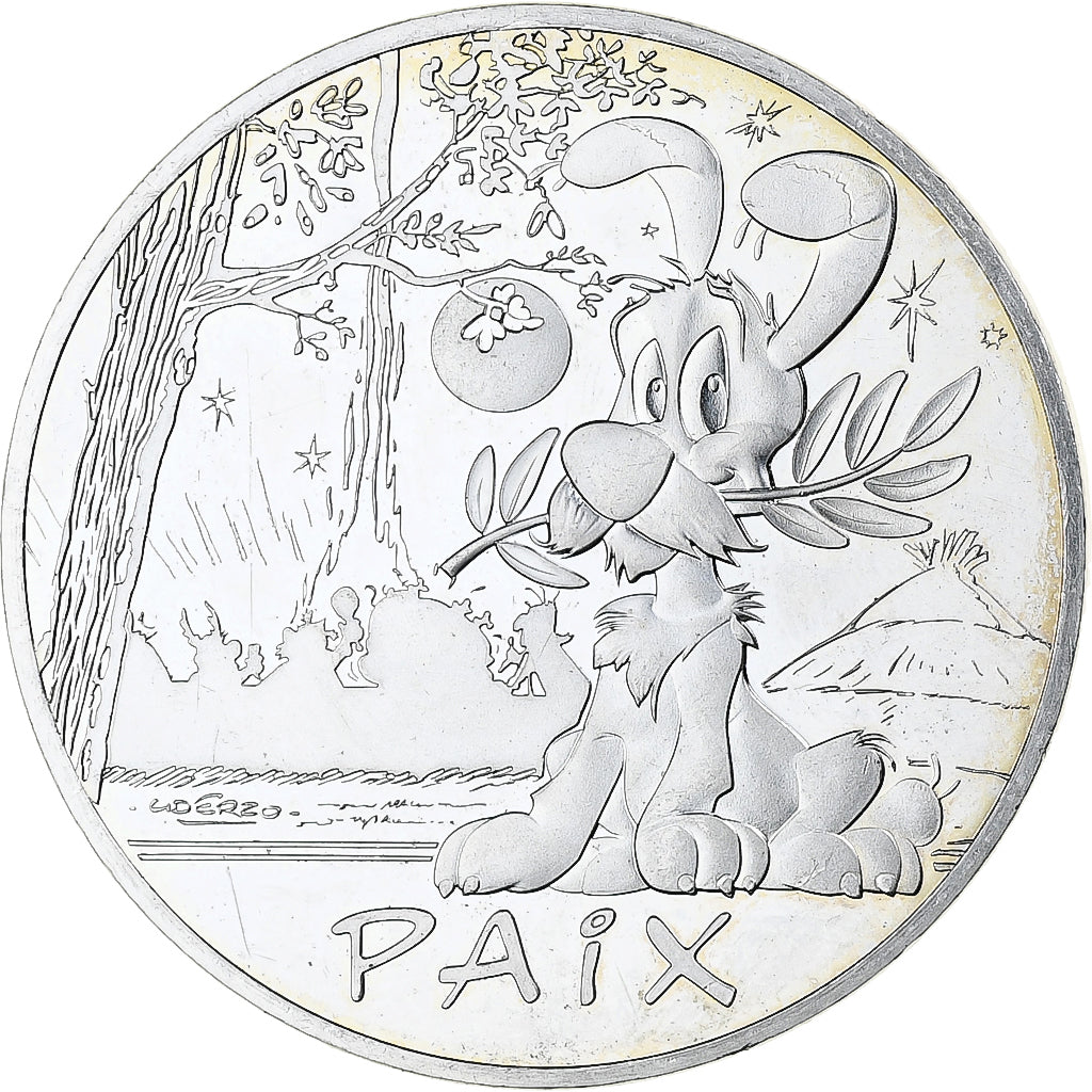 Francia, 50 Euro, Astérix et la paix, FS, 2015, Monnaie de Paris, Argento, SPL-