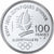 France, 100 Francs, 1992 Olympics, Albertville, Ski Jumping, 1990, MDP, Proof