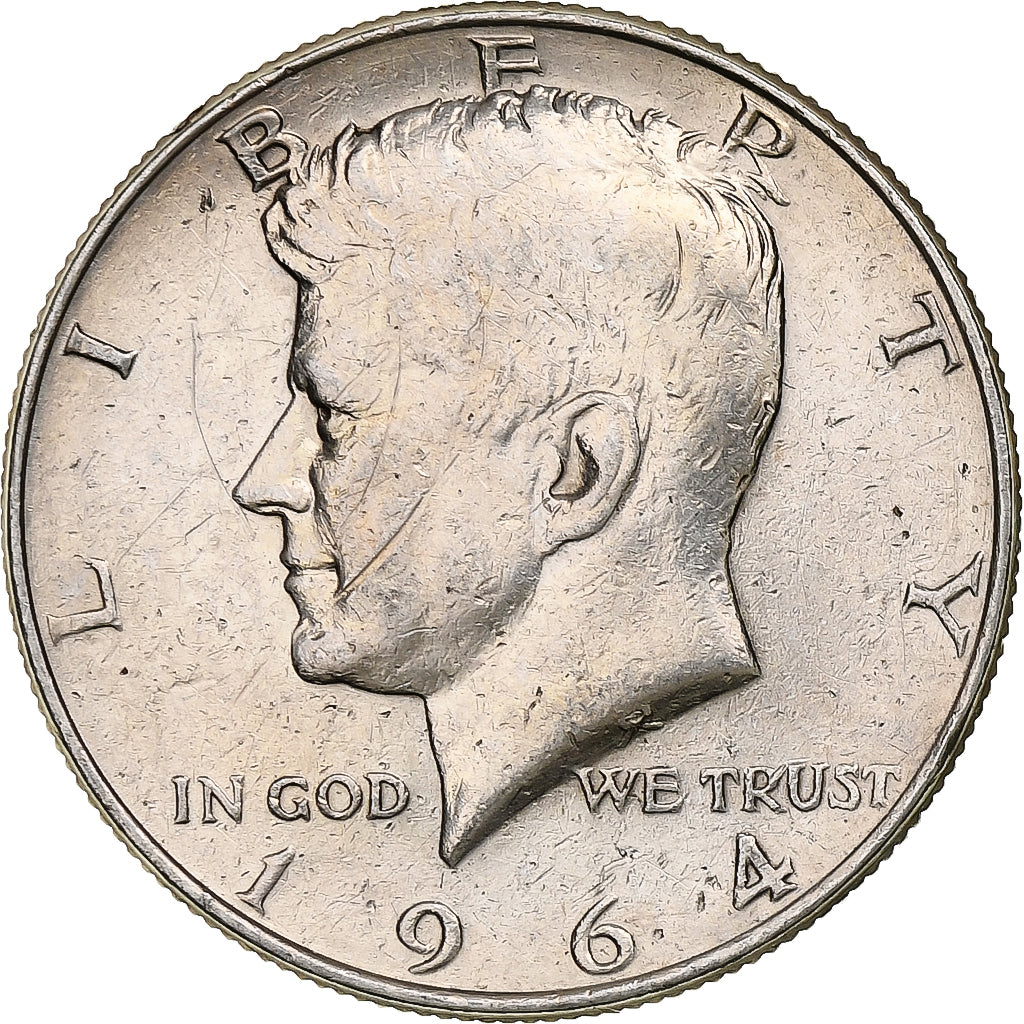 United States, Half Dollar, Kennedy, 1964, Philadelphia, Silver, VF(30-35)