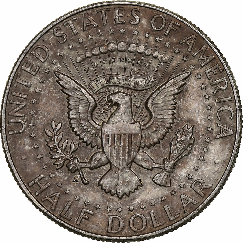 United States, Half Dollar, Kennedy, 1964, Denver, Silver, VF(30-35), KM:202