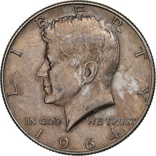 United States, Half Dollar, Kennedy, 1964, Denver, Silver, VF(30-35), KM:202
