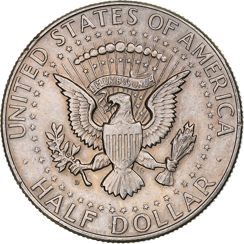 United States, Half Dollar, Kennedy, 1964, Denver, Silver, VF(30-35), KM:202