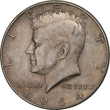 United States, Half Dollar, Kennedy, 1964, Denver, Silver, VF(30-35), KM:202