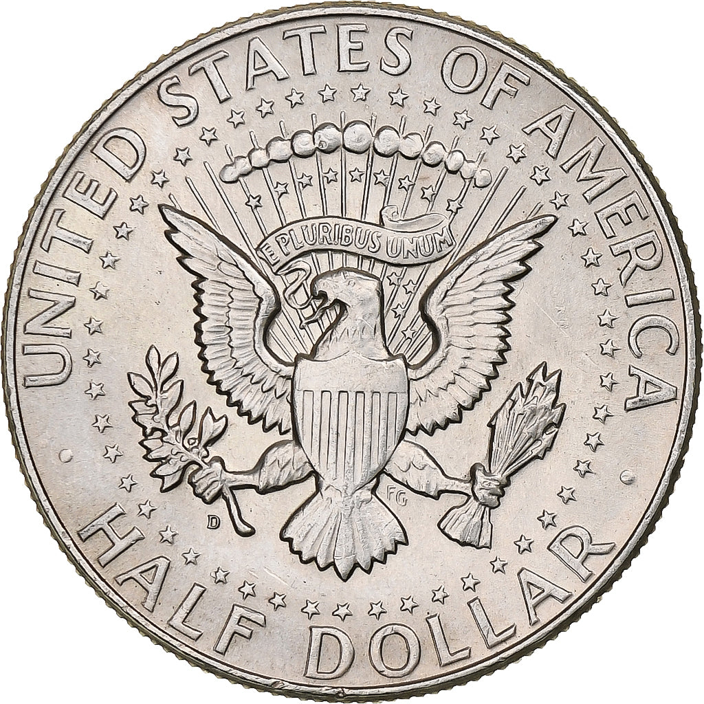 United States, Half Dollar, Kennedy, 1964, Denver, Silver, VF(30-35), KM:202