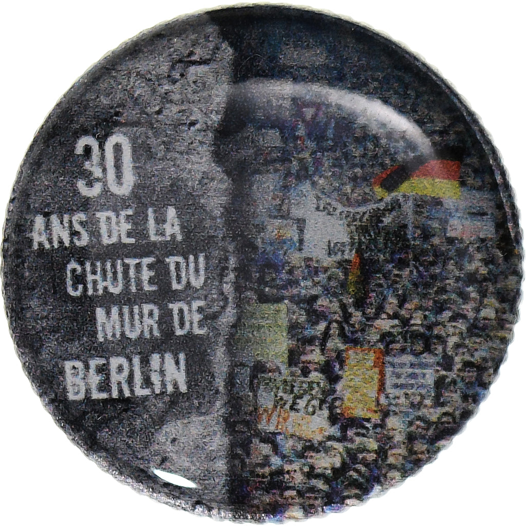 Alemania, zeton, 30 ans de la chute du Mur de Berlin, Aluminio, MBC