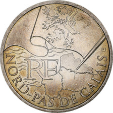 France, 10 Euro, Nord-Pas-de-Calais, 2010, Monnaie de Paris, Argent, SUP