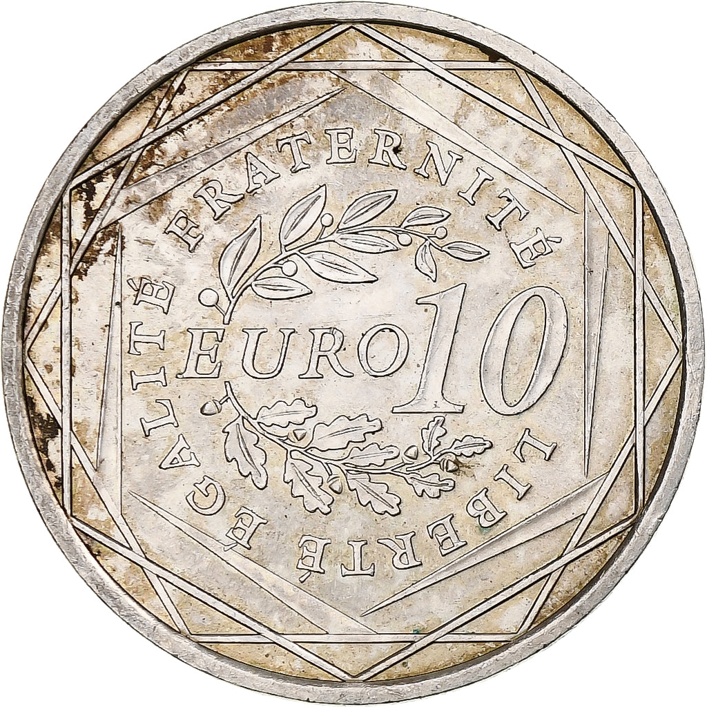 France, 10 Euro, Semeuse, 2009, Monnaie de Paris, Argent, TTB+, KM:1580