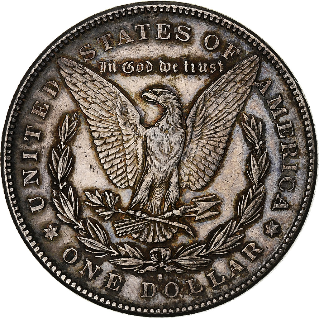 United States, Dollar, Morgan, 1878, San Francisco, Silver, AU(50-53), KM:110