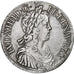France, Louis XIV, Écu à la mèche longue, 1653, Paris, Silver, EF(40-45)
