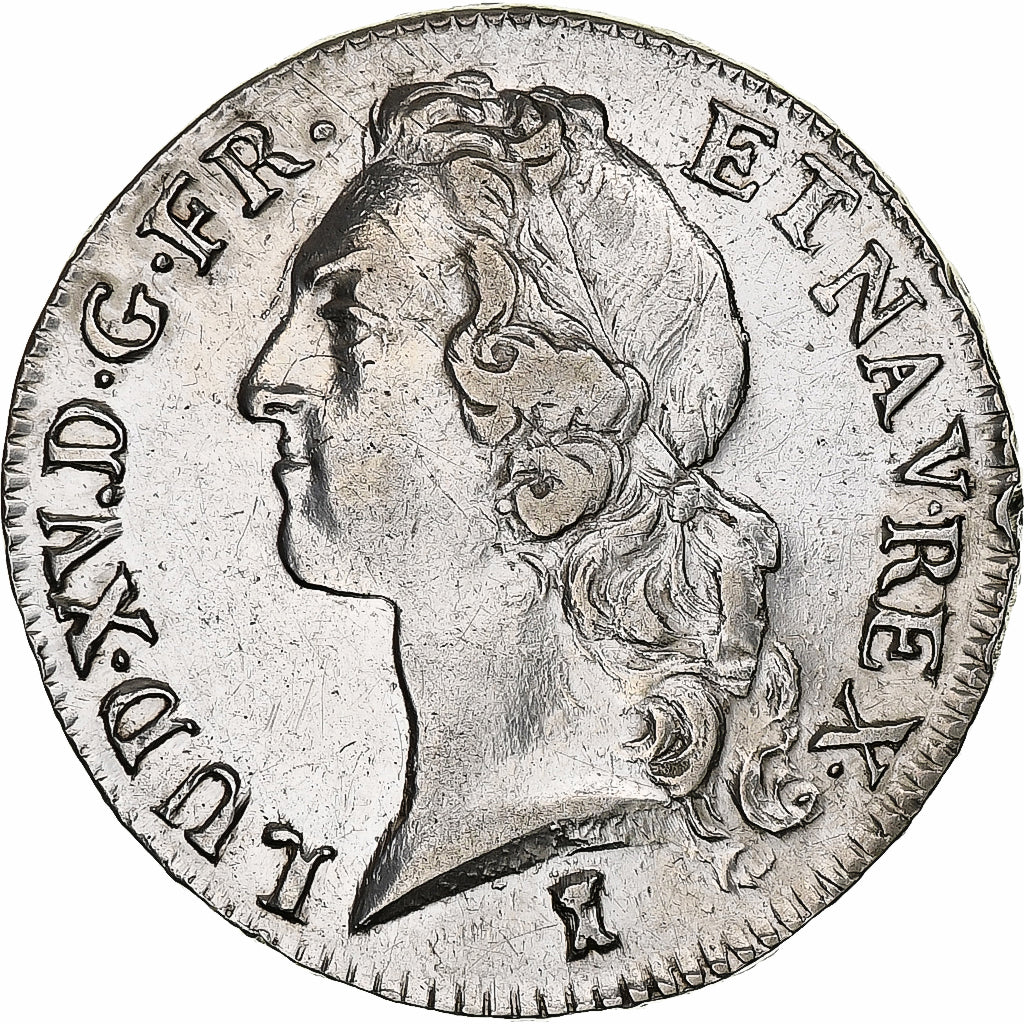 France, Louis XV, Écu au bandeau, 1742, Nantes, Silver, EF(40-45), Gadoury:322