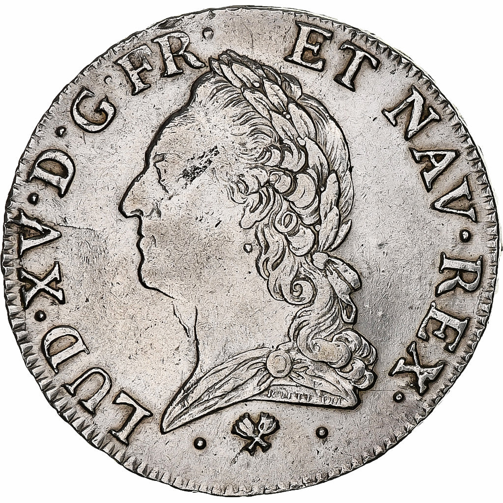 Francja, Louis XV, Écu à la vieille tête, 1773, Bayonne, Srebro, EF(40-45)