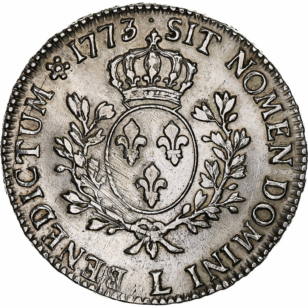 Francja, Louis XV, Écu à la vieille tête, 1773, Bayonne, Srebro, EF(40-45)