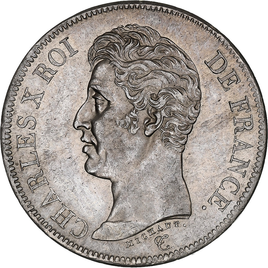 Frankrijk, Charles X, 5 Francs, 1826, Lille, Zilver, PR, Gadoury:643, KM:720.13