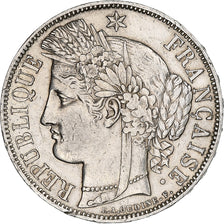 France, 5 Francs, Cérès, 1870, Paris, sans légende, Argent, TTB+