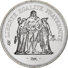 France, 50 Francs, Hercule, 1977, Monnaie de Paris, série FDC, Silver