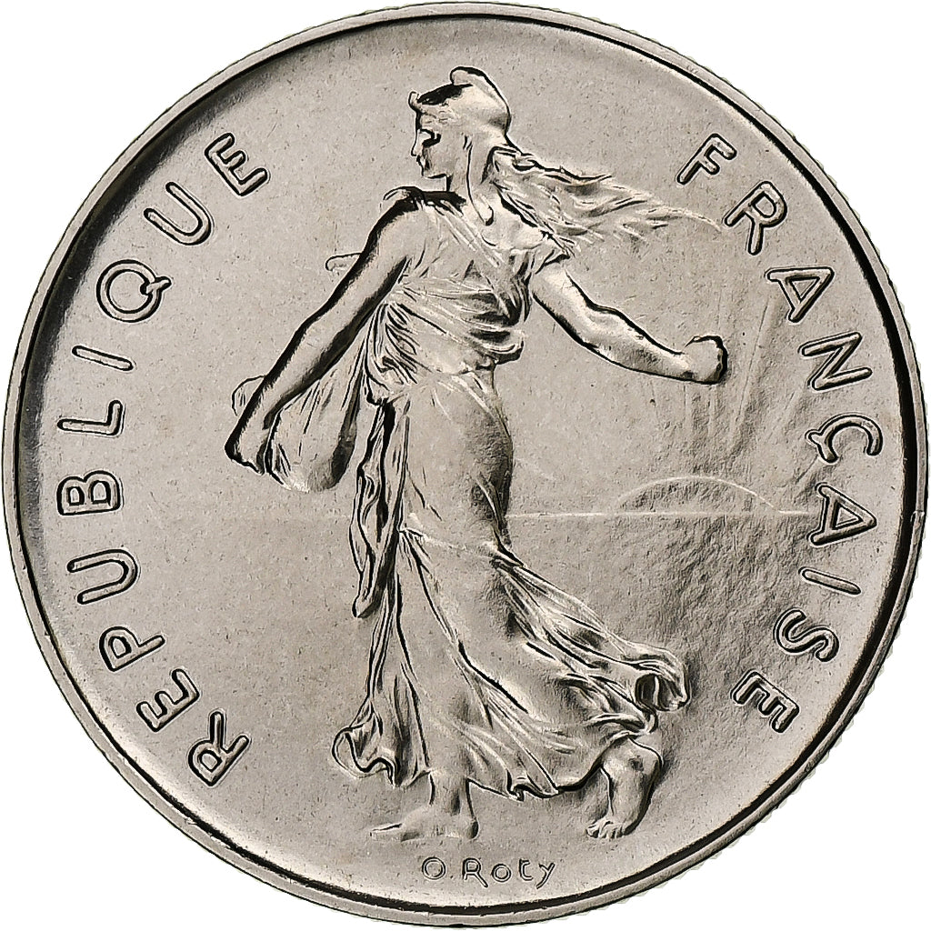 France, 5 Francs, Semeuse, 1978, Monnaie de Paris, série FDC, Copper-nickel