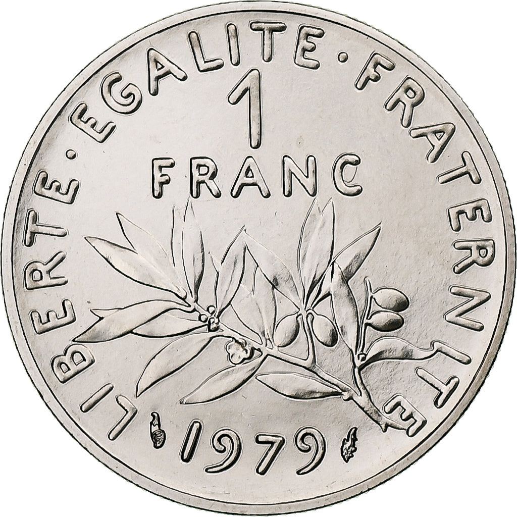 France, Franc, Semeuse, 1979, Monnaie de Paris, série FDC, Nickel, FDC