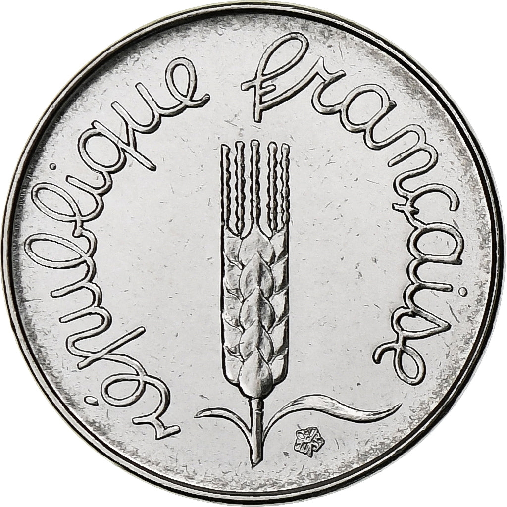 France, Centime, Épi, 1979, Monnaie de Paris, série FDC, Stainless Steel