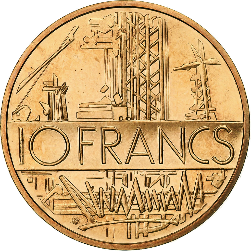 Frankreich, 10 Francs, Mathieu, 1982, Monnaie de Paris, série FDC, Tranche B