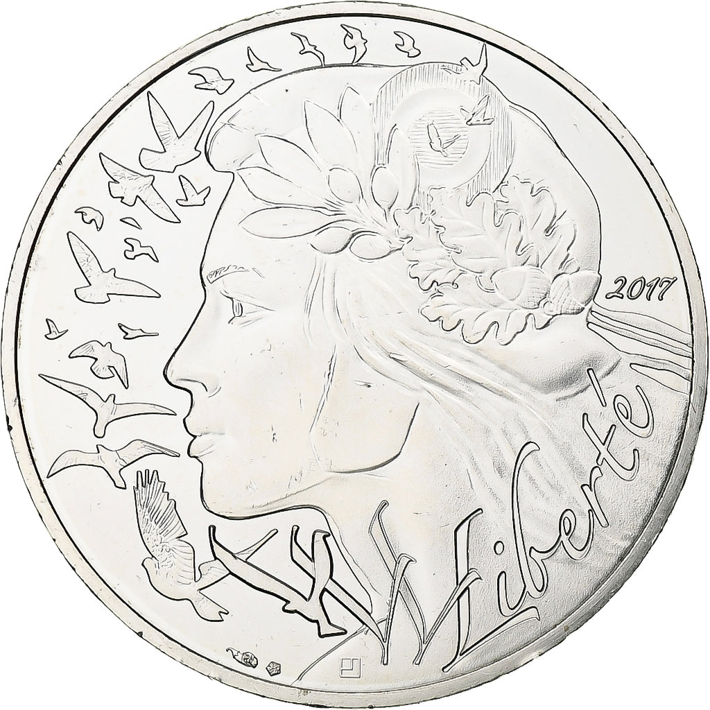 France, 20 Euro, Marianne, Liberté, 2017, Monnaie de Paris, Silver, MS(63)