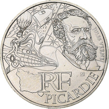 France, 10 Euro, Picardie, 2012, Monnaie de Paris, Silver, MS(63)