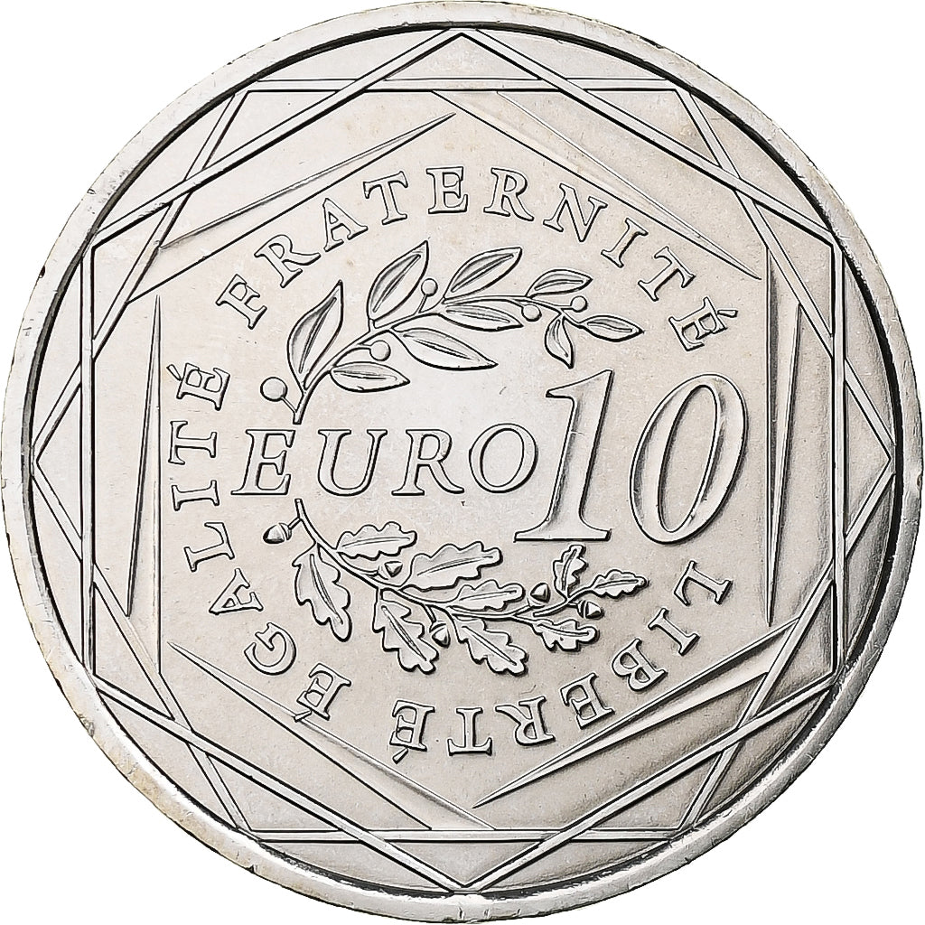 Frankrijk, 10 Euro, Semeuse, 2009, Monnaie de Paris, Zilver, FDC, KM:1580