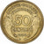 Frankrijk, 50 Centimes, Morlon, 1939, Paris, Cupro-Aluminium, FR+, Gadoury:423