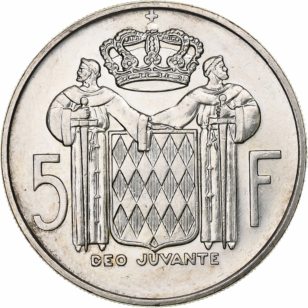 Monaco, Rainier III, 5 Francs, 1966, Monnaie de Paris, Silver, AU(55-58), KM:141