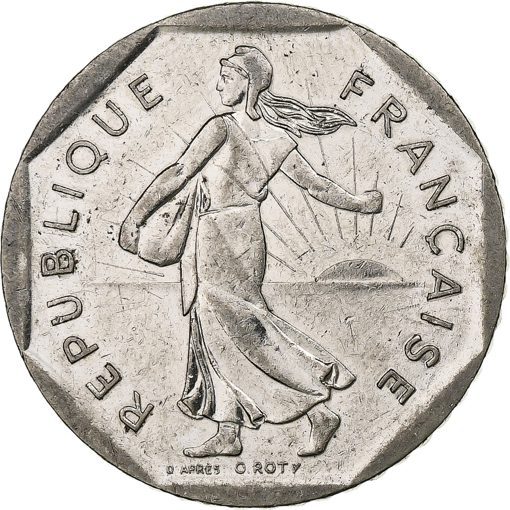 Frankreich, 2 Francs, Semeuse, 1996, Paris, PP, Nickel, SS, Gadoury:547b