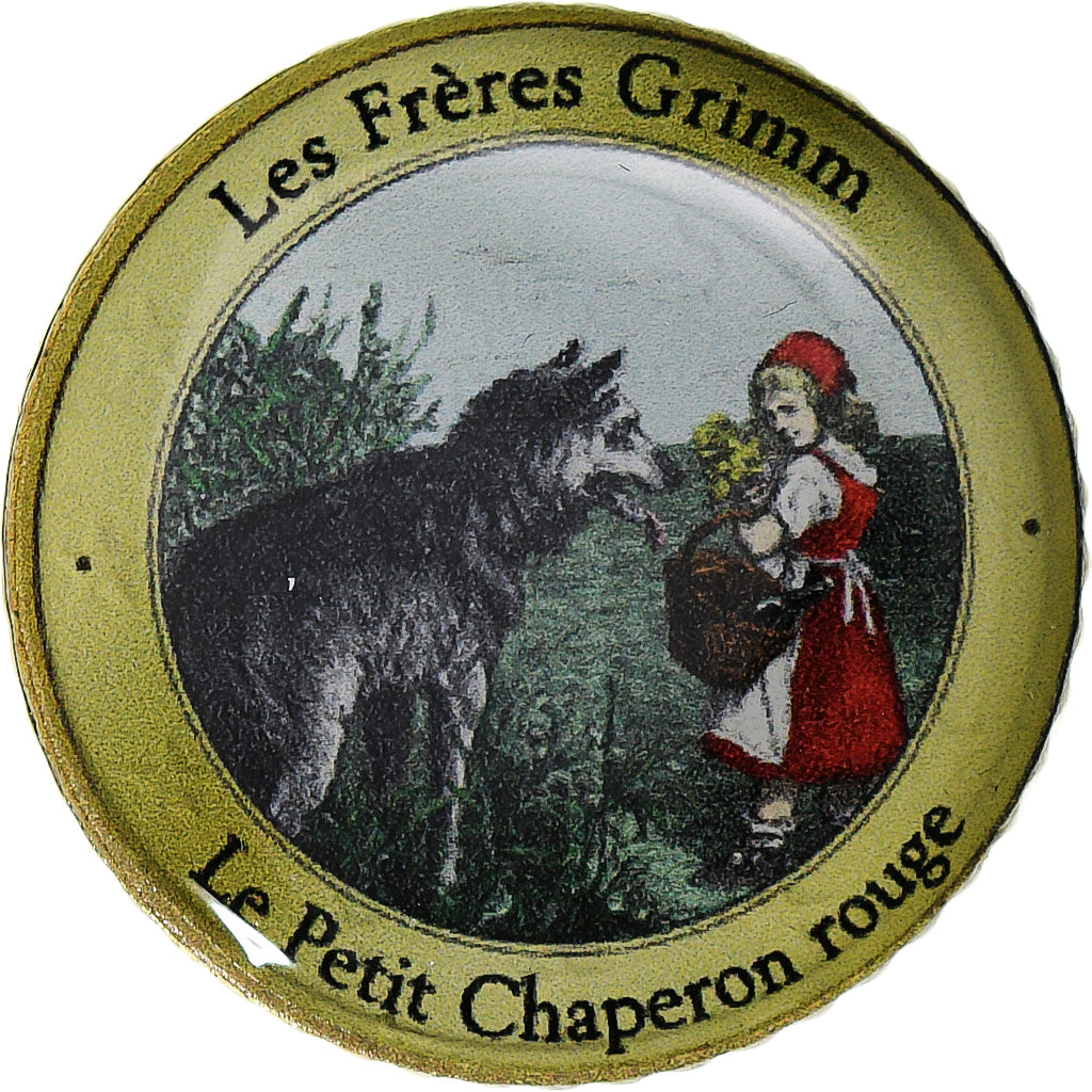 France, Token, Frères Grimm, Petit Chaperon rouge, Nordic gold, EF(40-45)